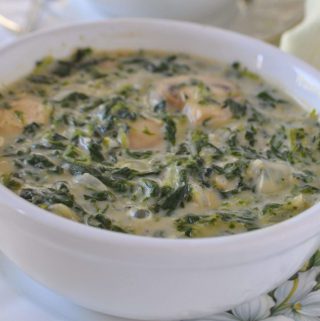 cream of spinach soup