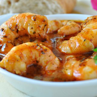 Barbecue Shrimp and cheese grits Recipe for easy BBQ shrimp recipe