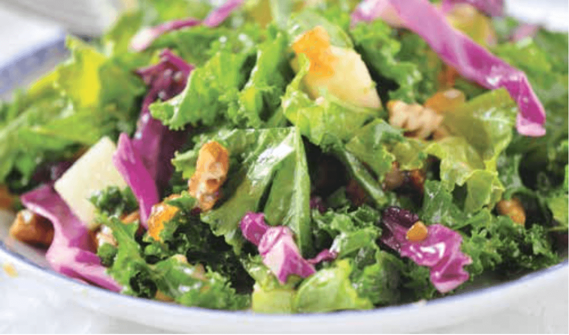 cancer prevention for best Kale Salad recipe with Fruity Vinaigrette - Cancer Prevention
