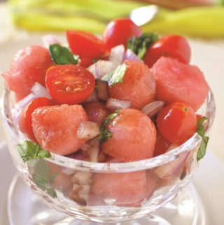 easy Watermelon Tomato Salad