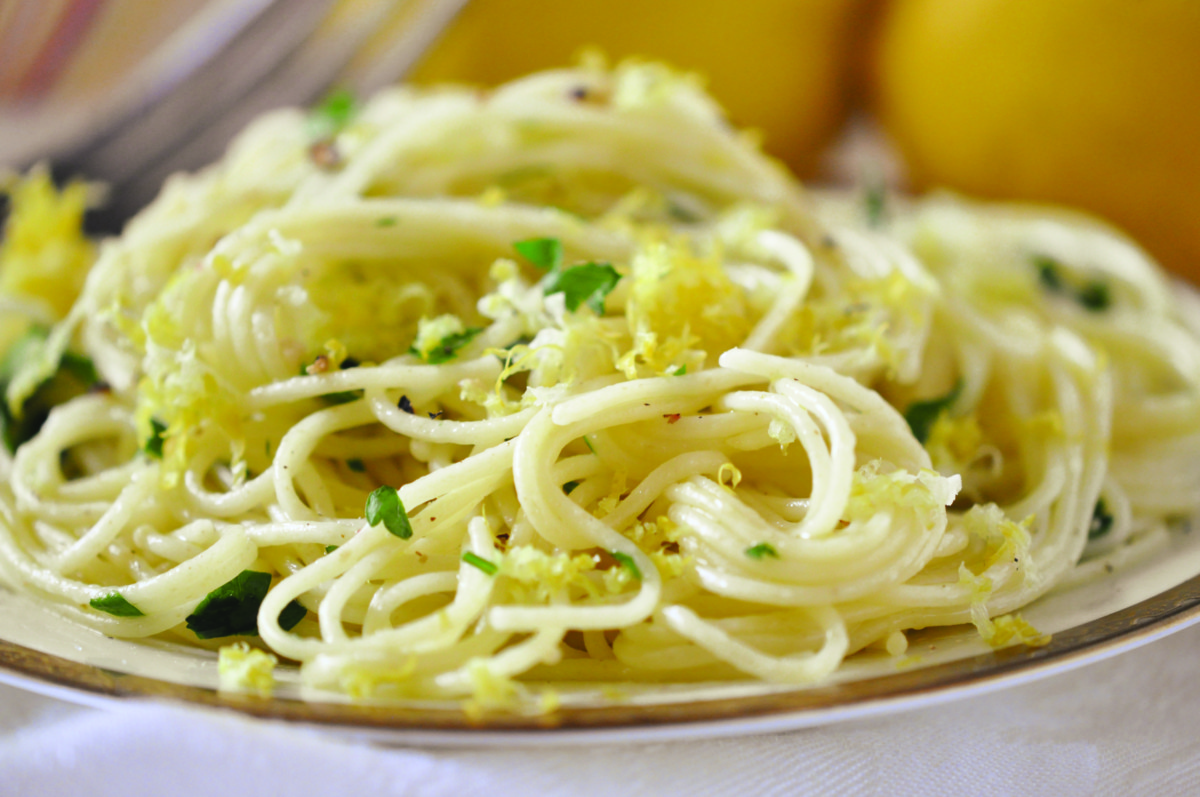 Lemon Angel Hair Pasta recipe that lemon flavor helps with nausea favorite pasta recipe