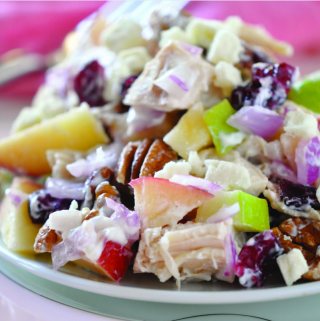 Healthy Chicken Salad Recipe - Chicken Cranberry Pecan Salad
