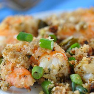 baked shrimp scampi for men's health cookbook