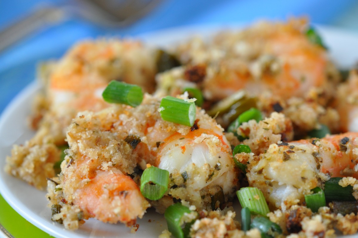 baked shrimp scampi for men's health cookbook