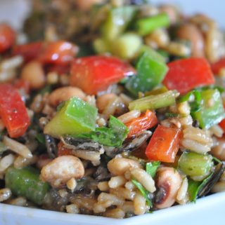 New Year Dinner Traditions with Black Eyed Pea Salad Recipe