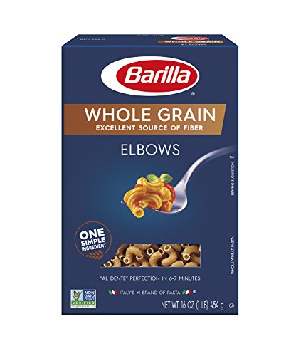 Barilla Whole Grain Pasta, Elbows, 16 Ounce