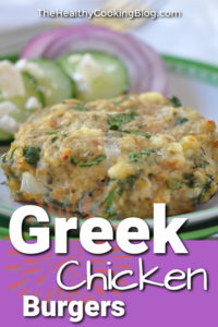 Greek Chicken Burgers – Healthy Easy Diabetic Friendly Meal