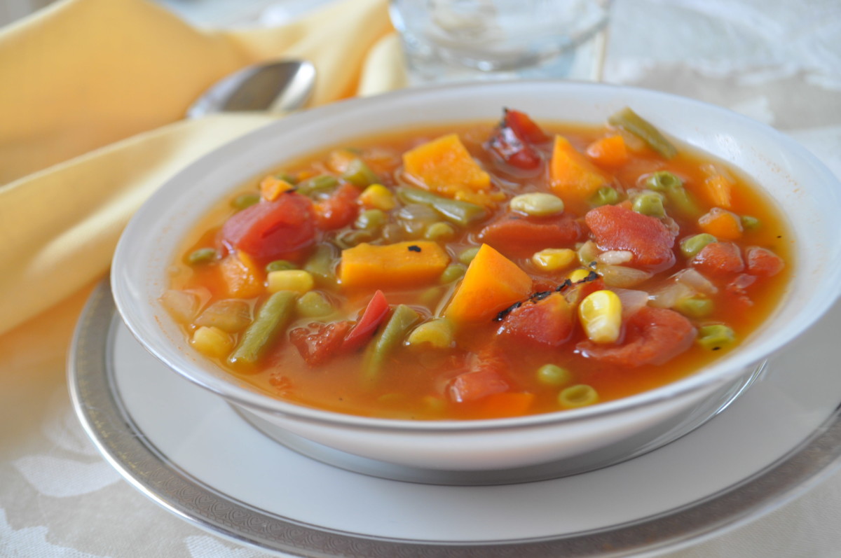 homemade vegetable soup recipe