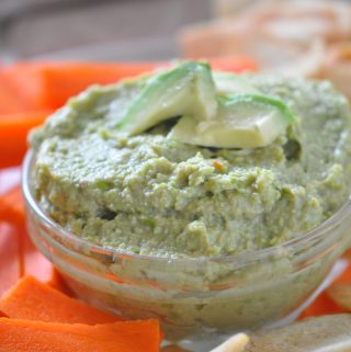 gout diet with avaocado and edamame dip