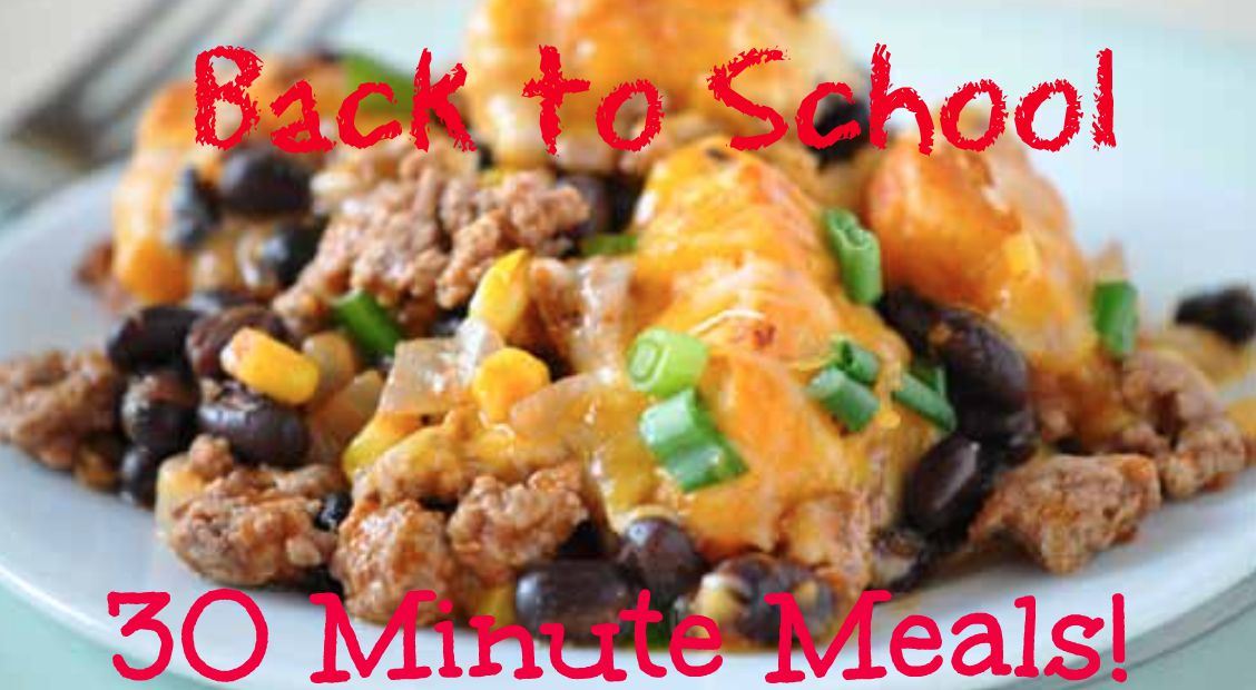 Quick Family Dinner Ideas Back to School - 30 Minute Meals with Simple Southwestern Casserole-best Mexican ground beef casserole recipes