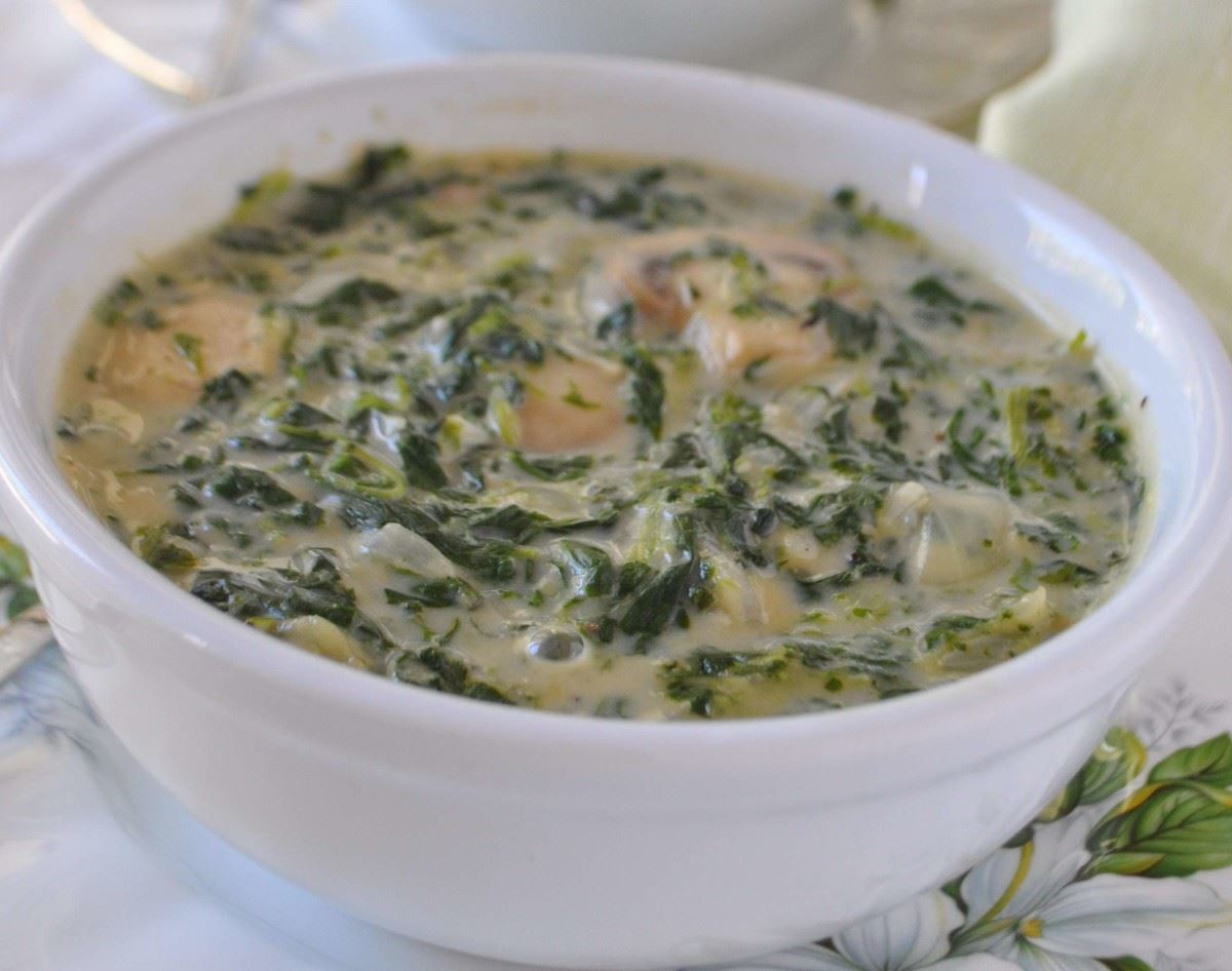 cream of spinach soup