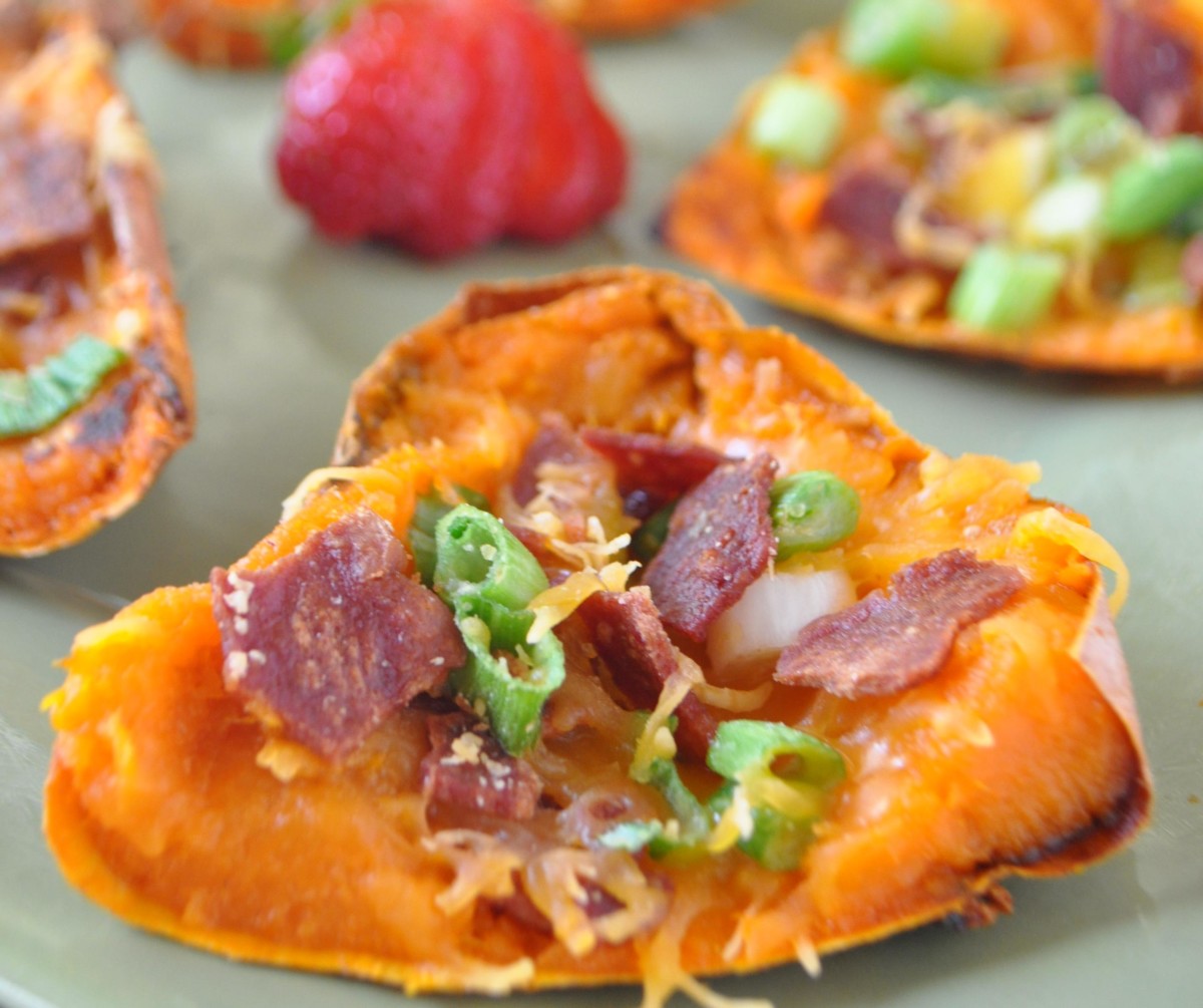 healthy sweet potato skins recipe