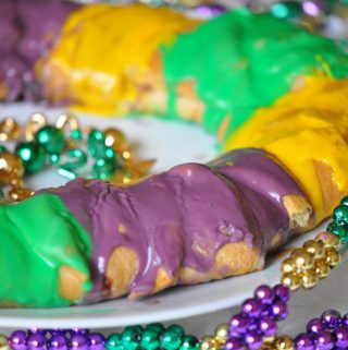 Mardi Gras king cake is super easy king cake recipe