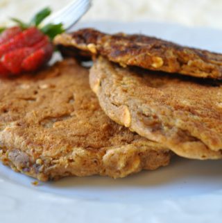 Banana Oatmeal Pancakes cancer prevention month