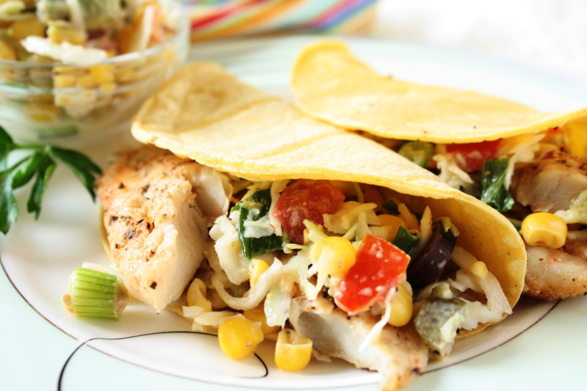 Easy Fish Tacos Recipe with Cole Slaw Makes Best Tilapia Fish Tacos