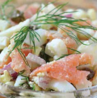 Smoked Salmon Egg Salad what to do with boiled eggs