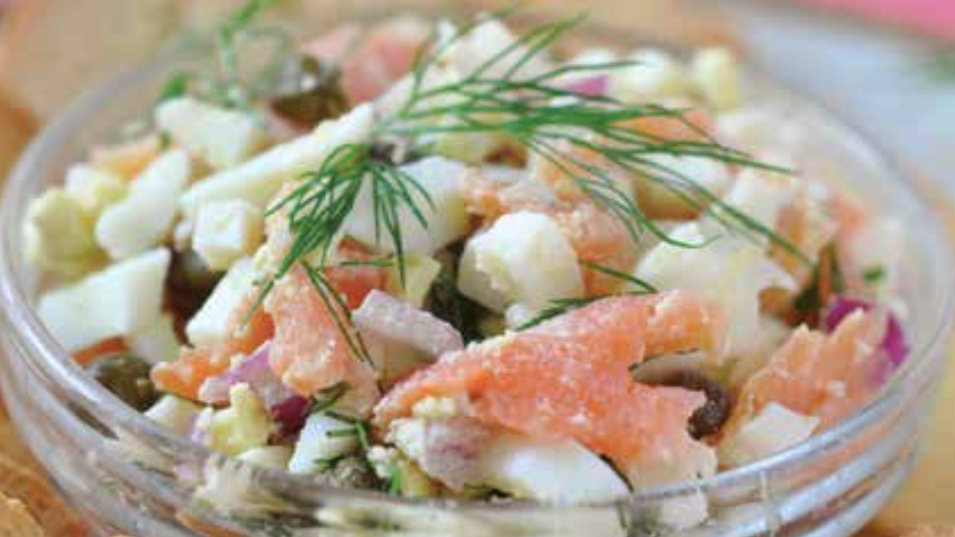 Smoked Salmon Egg Salad what to do with boiled eggs