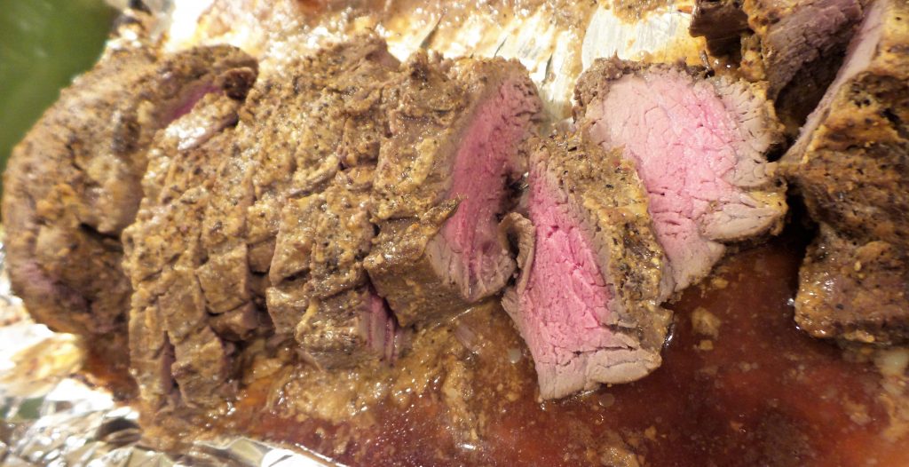 beef tenderloin in oven