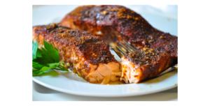 health tips for men eat oven roasted salmon