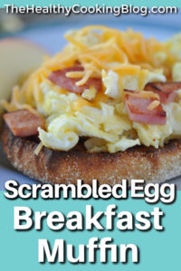 Scrambled Egg Breakfast Muffin