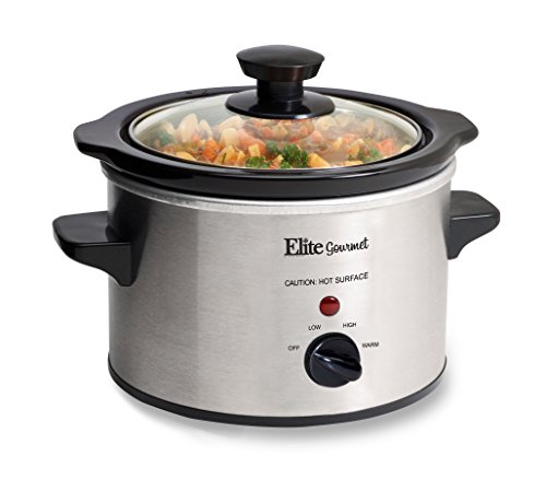 Slow Cooker, 1.5 Quart, Stainless Steel