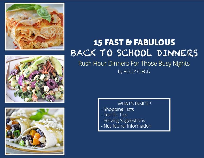 15 Fast and Fabulous Back To School  Recipes
