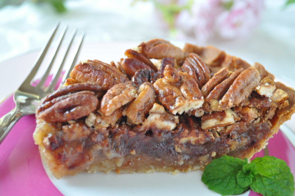 southern pecan pie like my southern buttermilk pie-delicious!