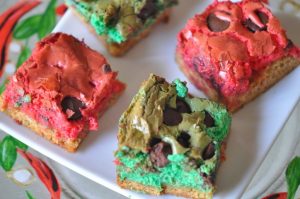 Christmas party food ideas for holiday party recipes red and green brownies