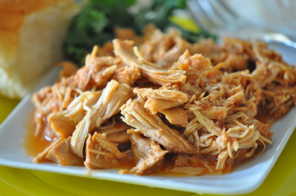 Pulled chicken deals crock pot