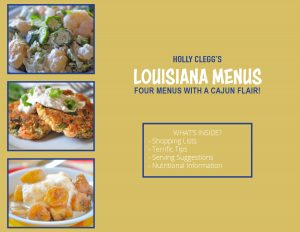Louisiana menu cover