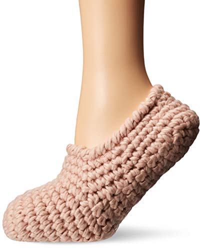 eberjey Women's The Ankle Slipper Sock, Rose Smoke, ONE Size