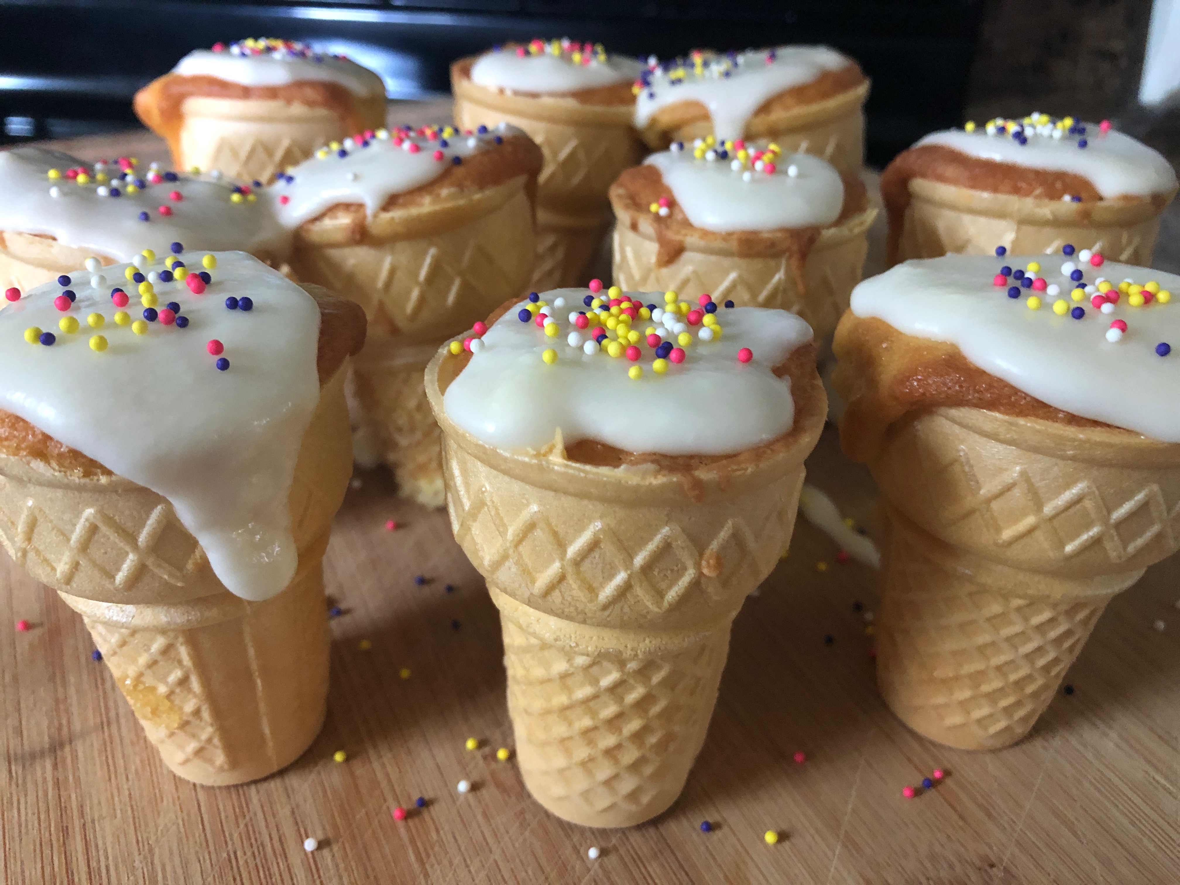 ice cream cone cupcakes