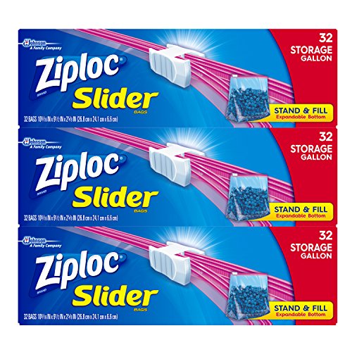 Ziploc Gallon Slider Storage Bags