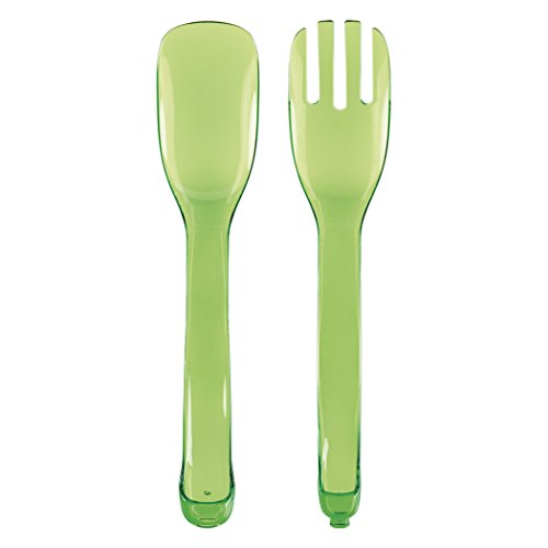 OXO Good Grips 2-in-1 Salad Servers, Green