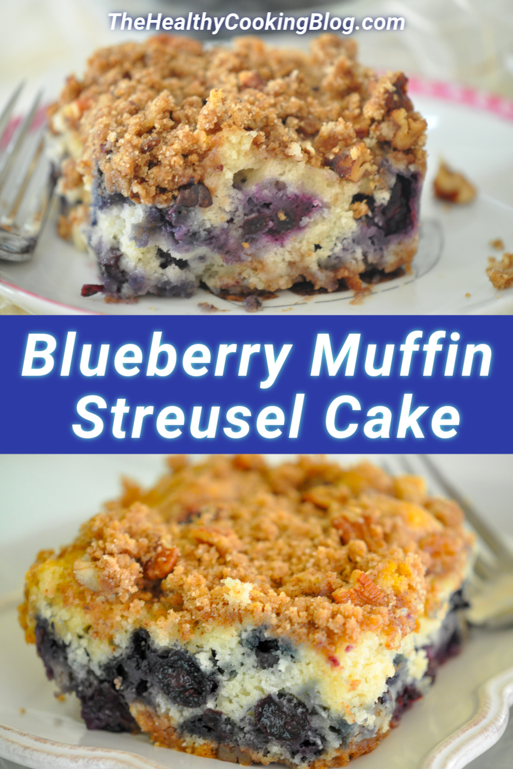 Blueberry Muffin Streusel Cake - #1 Best Blueberry Coffee Cake Recipe