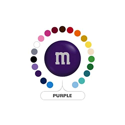M&M's Purple Milk Chocolate Candy 1LB Bag
