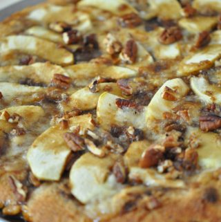 Apple, Brie, and Brown Sugar Pizza