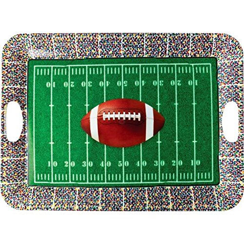 Football Large Plastic Party Serving Tray
