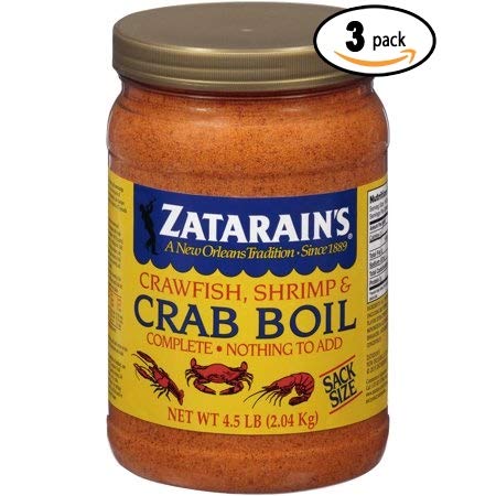 Zatarains Pre-Seasoned Crab and Shrimp Boil 72 Ounce (Pack Of 3)