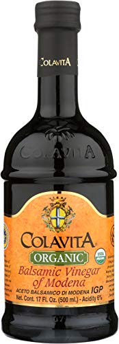 Colavita Organic Balsamic Vinegar of Modena, 17 Ounce (Pack of 6)