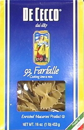De Cecco Pasta Farfalle 16.0 OZ (Pack of 6)