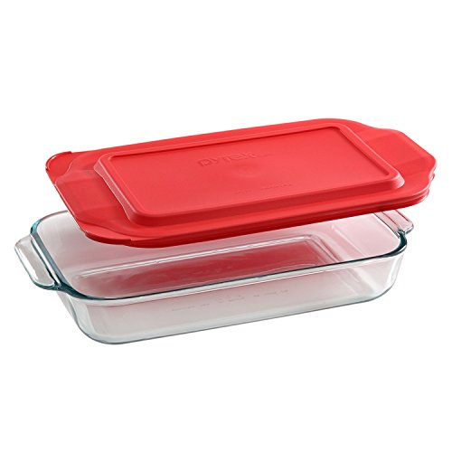 Pyrex Basics 2-qt Oblong with cover