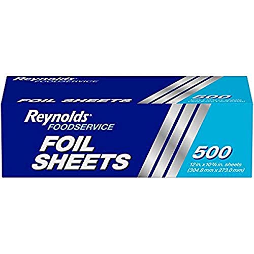 Reynolds Aluminum Foil Sheets - 12 x 10.75 Inches, 500 Sheets
