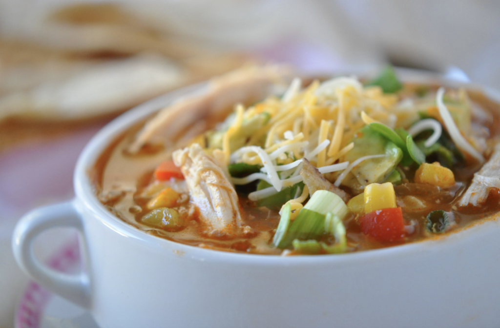 Best Chicken Tortilla Soup Recipe with Chunky White Chicken Chili Flavor