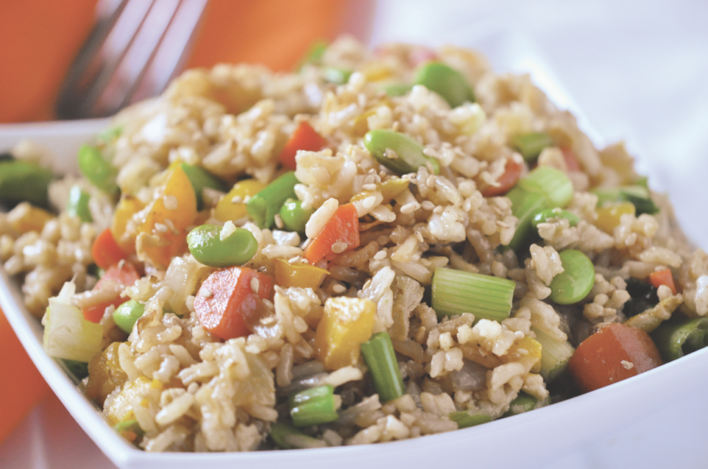 Sizzling Stir-Fry Rice Recipe - The Healthy Cooking Blog