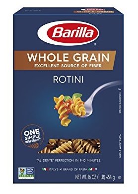 Barilla Whole Grain Rotini Pasta 16 oz. (Pack of 2)