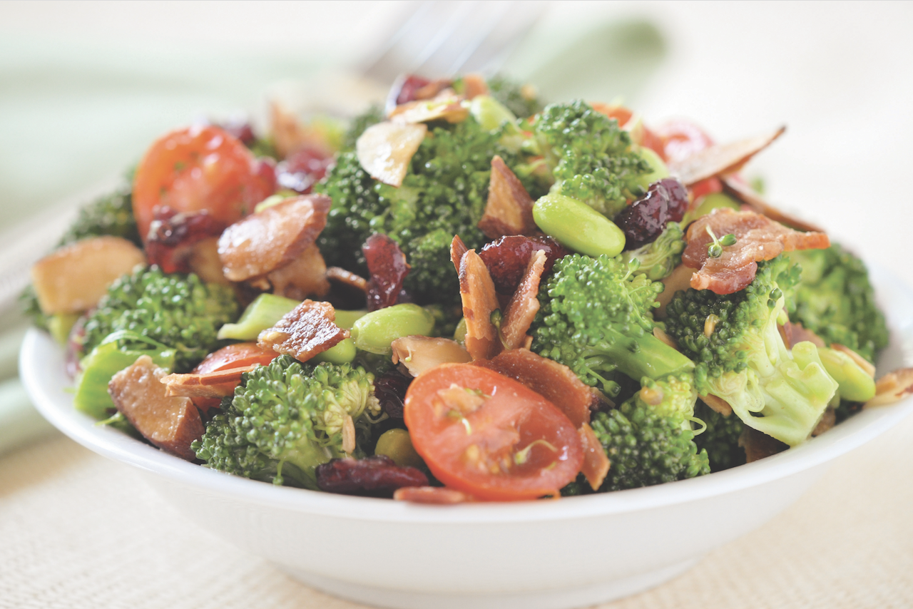 Broccoli Salad Plant Forward Cancer Prevention Month