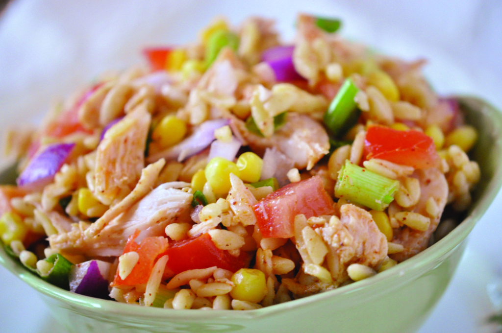 Mexican Chicken Orzo Salad - Rotisserie Chicken Makes Easy Lunch or ...