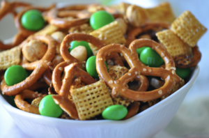 St Patrick's Day Green Snack Mix