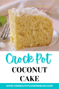 Crock Pot Coconut Cake